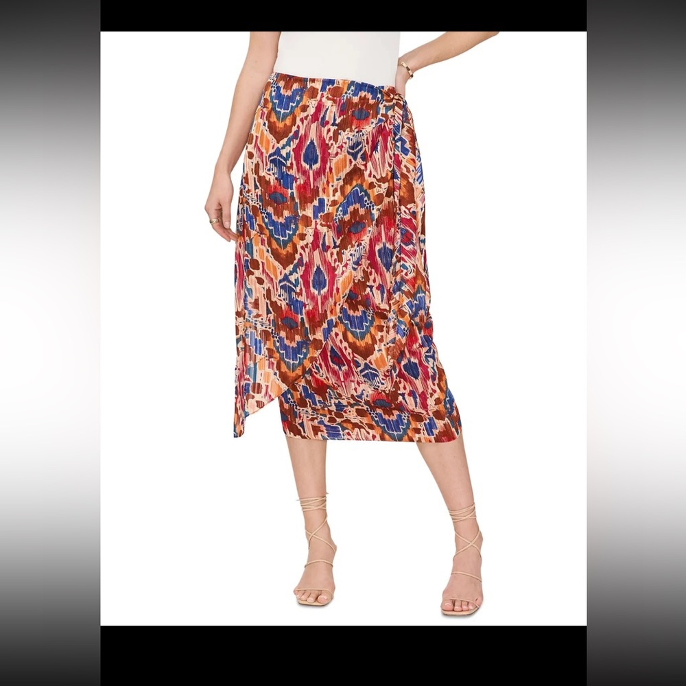 NWT Vince Camuto tie waist midi skirt size XS